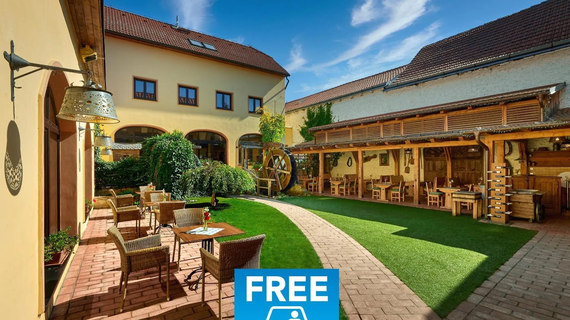 Hotel Selsky Dvur - Bohemian Village Courtyard Prague Czech Republic